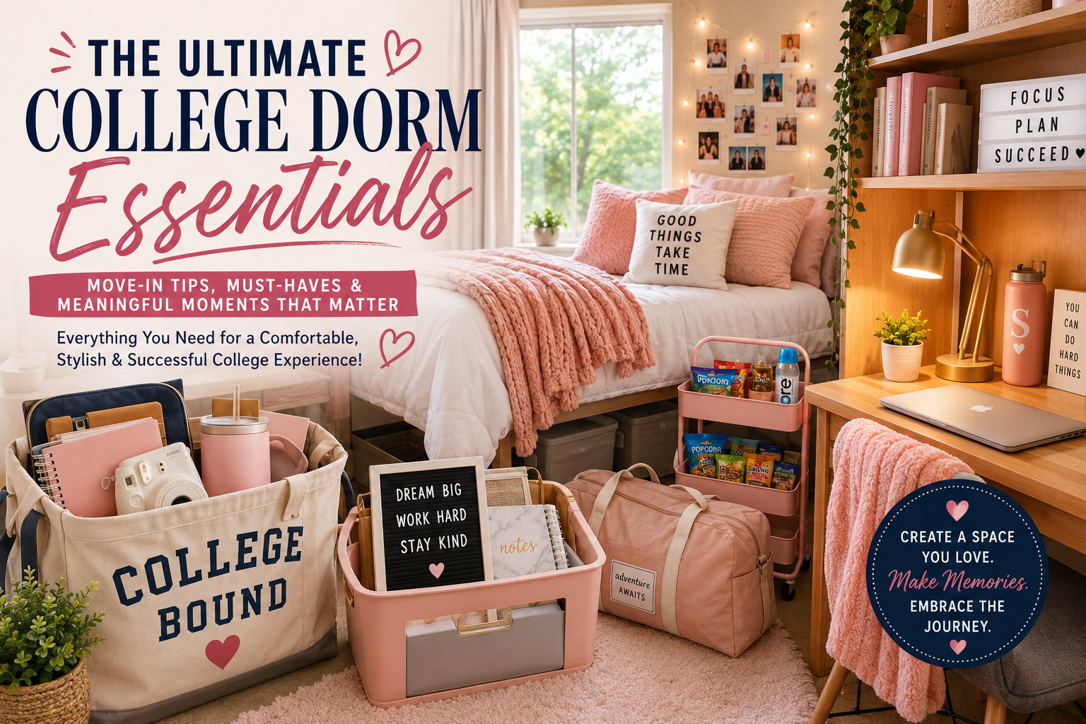 College Dorm Essentials: The Move-In Checklist